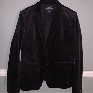 Lands’ End Velvet Blazer Size 6